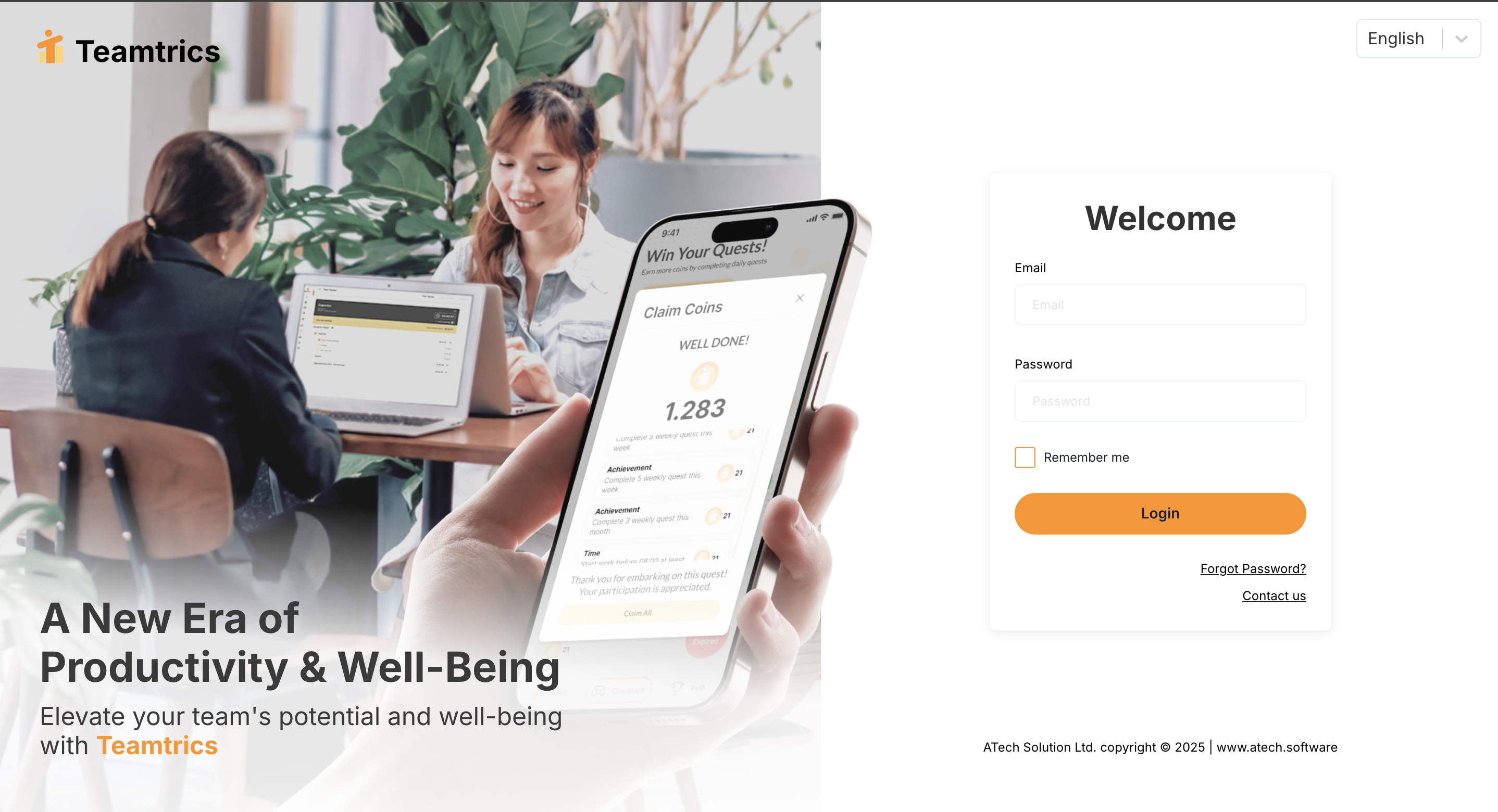 Company: Atech Solution - Teamtrics